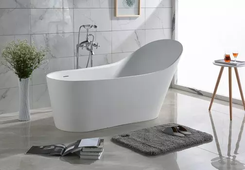 Ванна из искусственного камня Timo KIRSTI 179x76 KIRSTI1785R белая