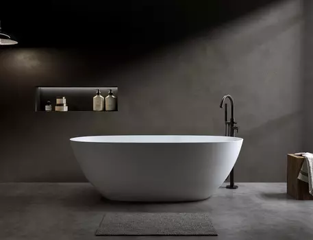 Ванна из искусственного камня Timo SATU 165x80 SATU1650 белая