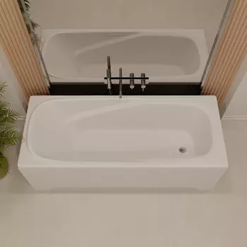 Ванна из искусственного камня Veconi Fresca 170x75 FRS17075 белая