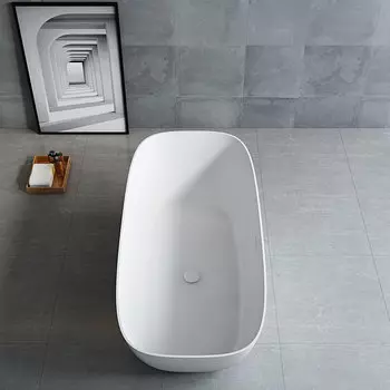 Ванна из искусственного камня Vincea 170x75 VBT-6S02MW белая