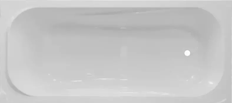 Ванна из литьевого мрамора Эстет Альфа 170х70 ФР-00006565, белая, пристенная