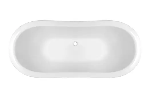 Ванна из литьевого мрамора Эстет Бостон 180x74 ФР-00014525 silk белая