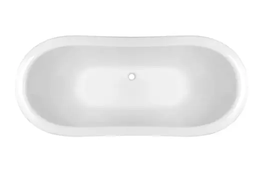 Ванна из литьевого мрамора Эстет Бостон 180x74 ФР-00014526 silk белая