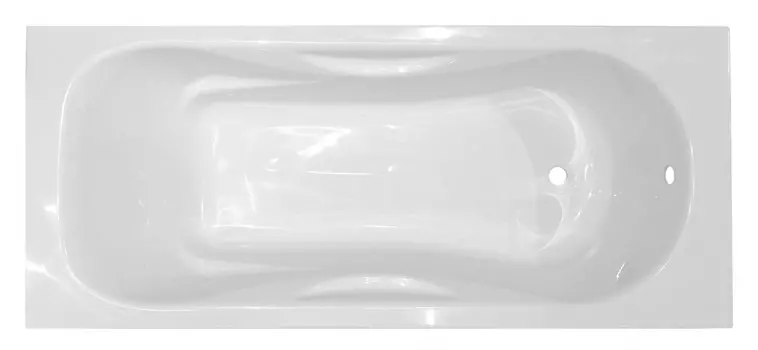 Ванна из литьевого мрамора Эстет Эллис 170х75 ФР-00008586, белая, пристенная