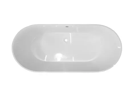 Ванна из литьевого мрамора Эстет Майами 168x79 ФР-00014381 silk белая