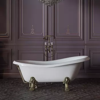 Ванна отдельностоящая Migliore Bella 170x81 Lux белая