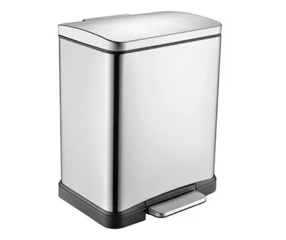 Ведро для мусора Wasserkraft K-622 12л, хром