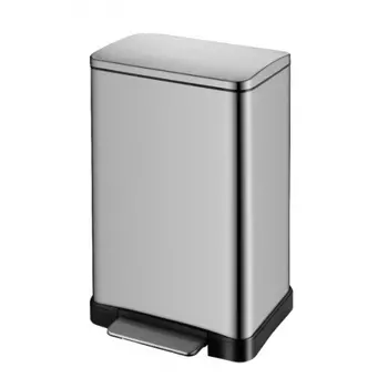 Ведро для мусора WeltWasser WW LASSY MT 12L педальное, матовая сталь