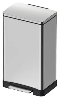 Ведро для мусора WeltWasser WW LASSY MT 30L педальное, матовая сталь