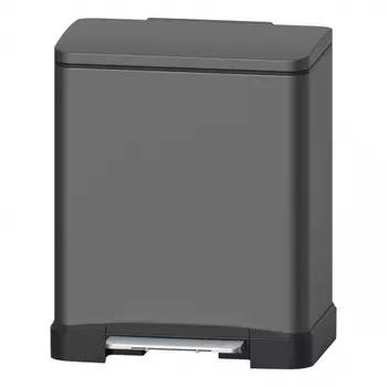 Ведро для мусора WeltWasser WW LASSY TG 12L педальное, серый матовый