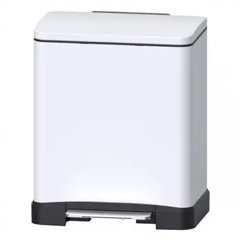 Ведро для мусора WeltWasser WW LASSY WT 12L педальное, белый матовый