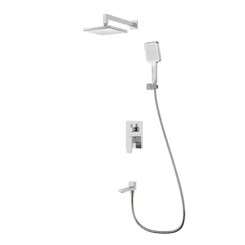 Встраиваемая душевая система Splenka S01 S01.27 хром, с изливом