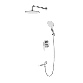 Встраиваемая душевая система Splenka S222 S222.27.05 сатин, без излива