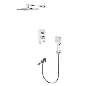 Встраиваемая душевая система Splenka S31 S31.27 хром, с изливом