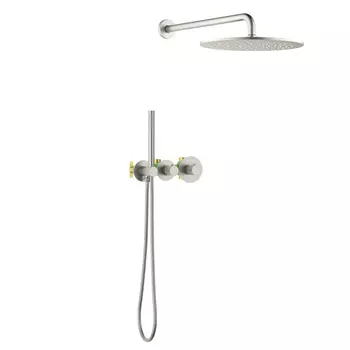 Встраиваемая душевая система Timo Saona SX-2359/13SM никель, с термостатом, без излива