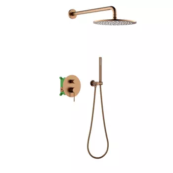 Встраиваемая душевая система Timo Saona SX-2369/19SM розовое золото, без излива