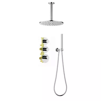 Встраиваемая душевая система Timo Saona SX-2399/00SM хром, с термостатом, без излива