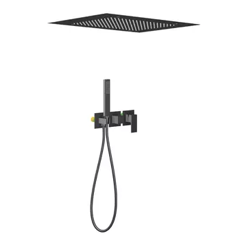 Встраиваемая душевая система Timo Selene SX-2129/03SM черная матовая, без излива
