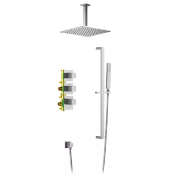 Встраиваемая душевая система Timo Selene SX-2229/00SM хром, с термостатом, без излива