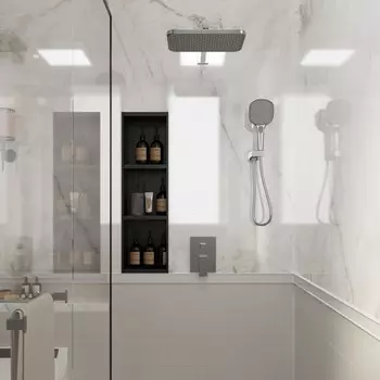 Встраиваемая душевая система Veconi Avella AV-410-C-C4 без излива, хром глянцевый