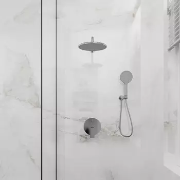 Встраиваемая душевая система Veconi Licata LI-400-C-C4 без излива, хром глянцевый