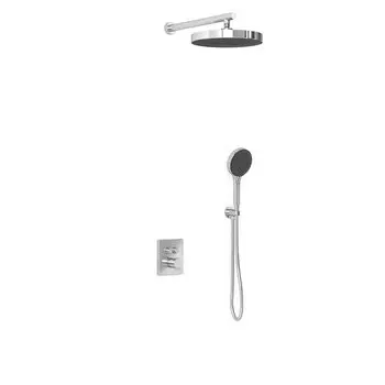 Встраиваемая душевая система Vincea Inspire VSFW-3I21T2CH с термостатом, хром