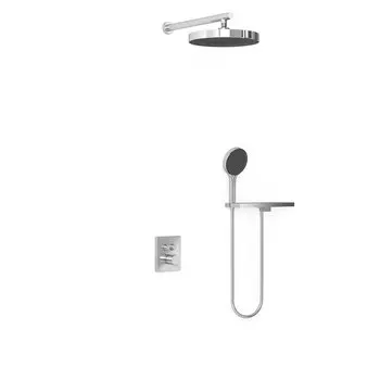 Встраиваемая душевая система Vincea Inspire VSFW-3I21T2RCH с термостатом, хром