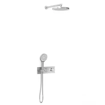 Встраиваемая душевая система Vincea VSFW-422T2CH с термостатом, хром