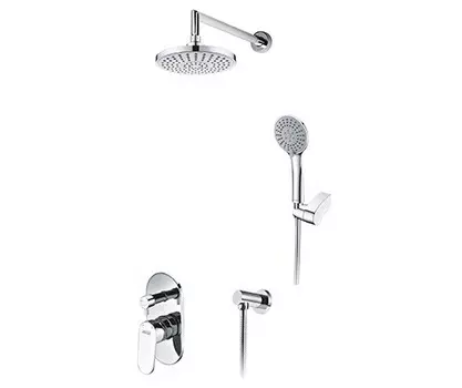 Встраиваемая душевая система Wasserkraft Комплект 7в1 Donau A14229 хром