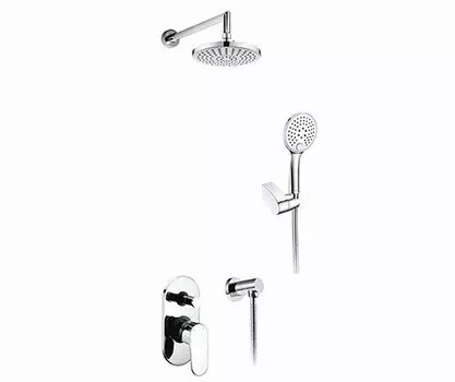 Встраиваемая душевая система Wasserkraft Комплект 7в1 Donau A14029 хром