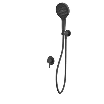 Встраиваемая душевая система Whitecross Y YSET02TOPBL без излива, черная матовая