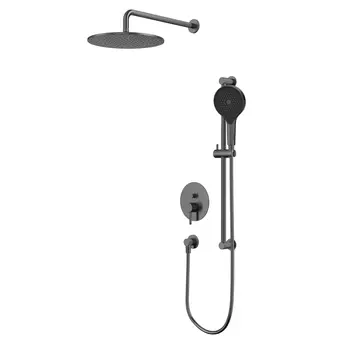 Встраиваемая душевая система Whitecross Y YSET05TOPGM без излива, оружейная сталь