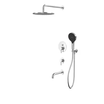 Встраиваемая душевая система Whitecross Y YSET07TOPNIB с изливом, никель брашированный