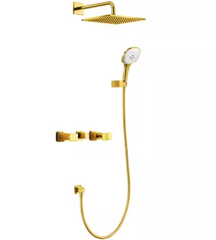 Встраиваемая душевая система WONZON & WOGHAND SHAKESPEARE WW-654701-DG золото