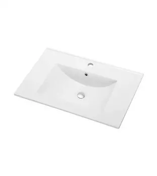 Встраиваемая раковина Orange B03-610w белая глянцевая, 61.5 см