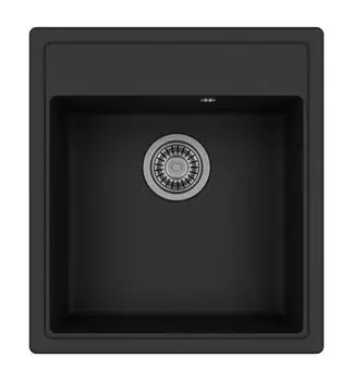 Встраиваемая сверху кухонная мойка Misty Imperial 46 см IMP-46х51-01 антрацит