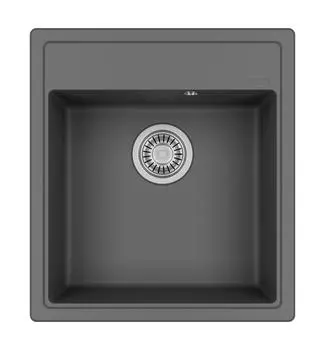 Встраиваемая сверху кухонная мойка Misty Imperial 46 см IMP-46х51-04 серый шелк