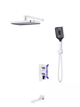 Встраиваемый душевой комплект BelBagno Due DUE-VDSET-CRM с изливом, хром