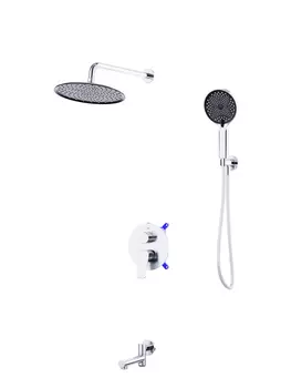 Встраиваемый душевой комплект BelBagno Marino MARINO-VDSET-CRM с изливом, хром