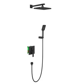 Встраиваемый душевой комплект с верхним душем Timo Torne SX-4319/03SM черный