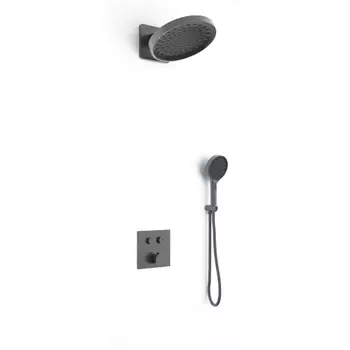Встраиваемый душевой комплект Vincea Inspire VSFW-421I3GM вороненая сталь