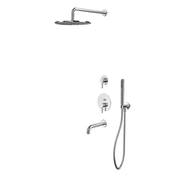 Встраиваемый душевой комплект Whitecross Y YSET07CR с изливом, хром