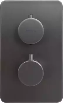 Встраиваемый смеситель для душа Allen Brau Priority 5.31213-MG с термостатом, с внутренней частью, серый