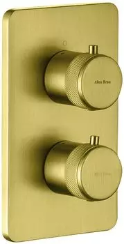 Встраиваемый смеситель для душа Allen Brau Priority 5.31213-GB с термостатом, с внутренней частью, золото