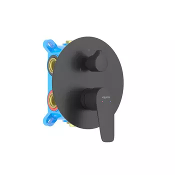 Встраиваемый смеситель для душа Aquatek Бетта AQ1147MB черный матовый