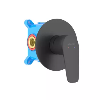 Встраиваемый смеситель для душа Aquatek Бетта AQ1166MB черный матовый