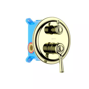 Встраиваемый смеситель для душа Aquatek Классик AQ1546PG золото