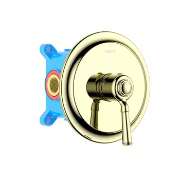 Встраиваемый смеситель для душа Aquatek Классик AQ1566PG золото