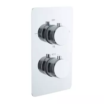 Встраиваемый смеситель для душа Boheme CELL 134-3-CR хром, с термостатом