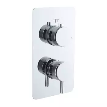 Встраиваемый смеситель для душа Boheme CELL 135-2-CR хром, с термостатом